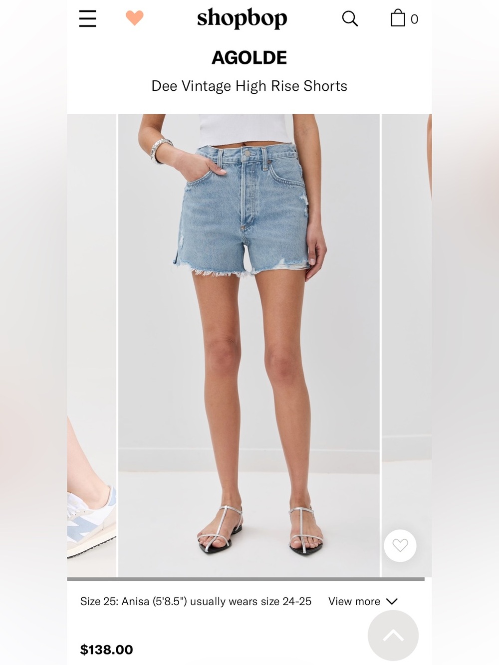 Agolde Dee shorts